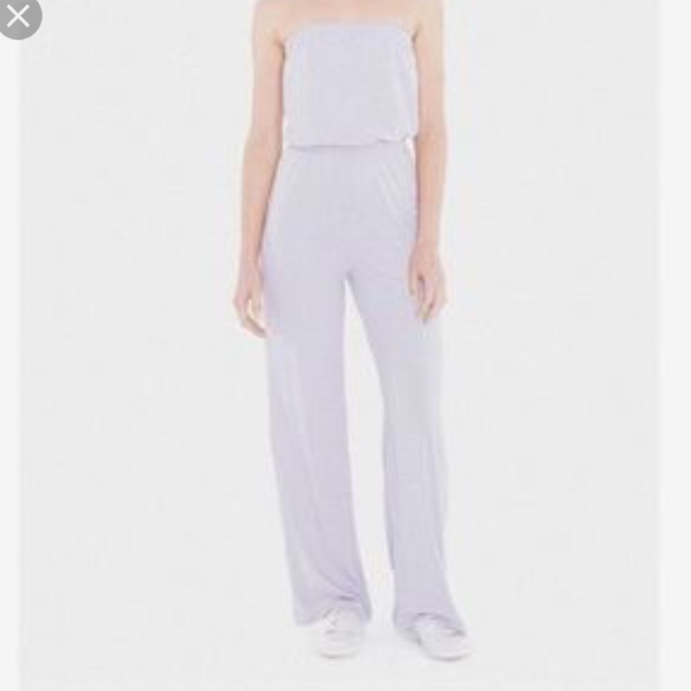 American Apparel tri-blend strapless jumpsuit